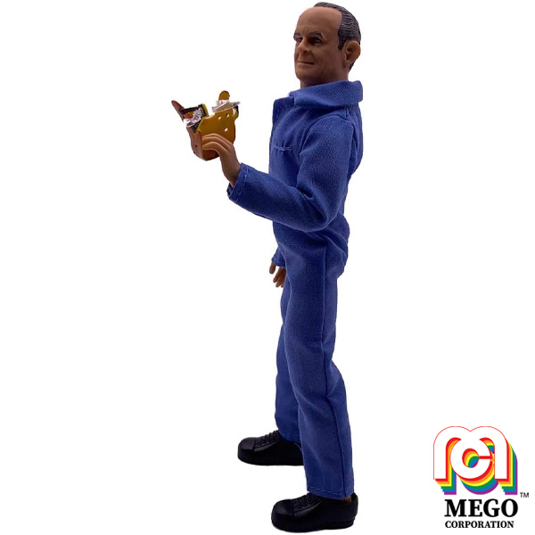 Mego Silence of the Lambs Hannibal Lecter in Blue Jumpsuit 8 Inch Action Figure